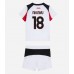 AC Milan Christopher Nkunku #18 Bortedraktsett Barn 2025-26 Kortermet (+ Korte bukser)